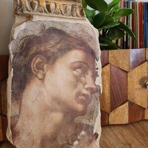 Vintage Style Wall Art with Classical Portrait